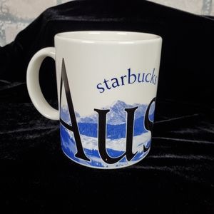 Starbucks City Mug Austria White Blue 2002